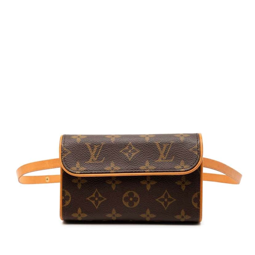Louis Vuitton Monogram Pochette Florentine Brown Very good condition - Front View