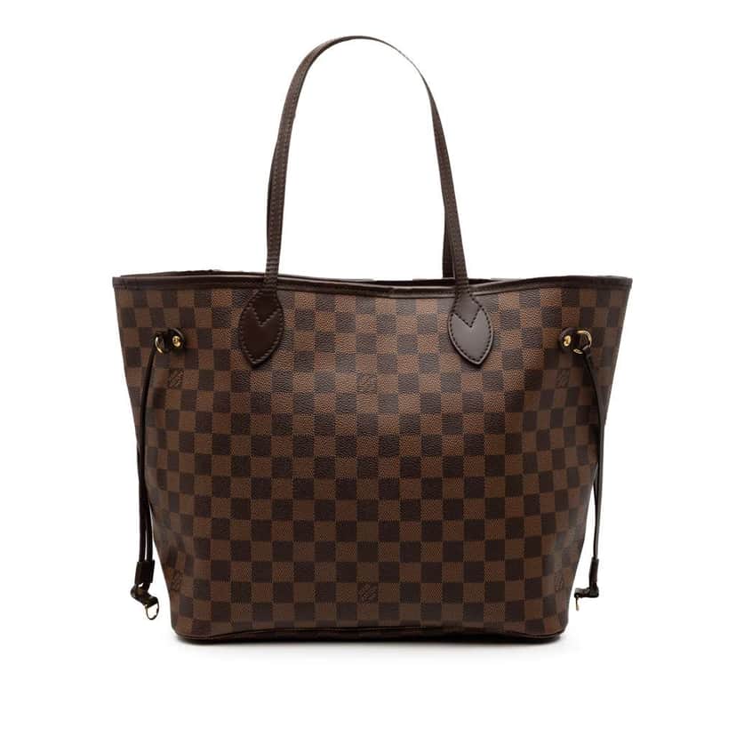 Louis Vuitton Damier Ebene Neverfull MM Brown Good condition - Front View