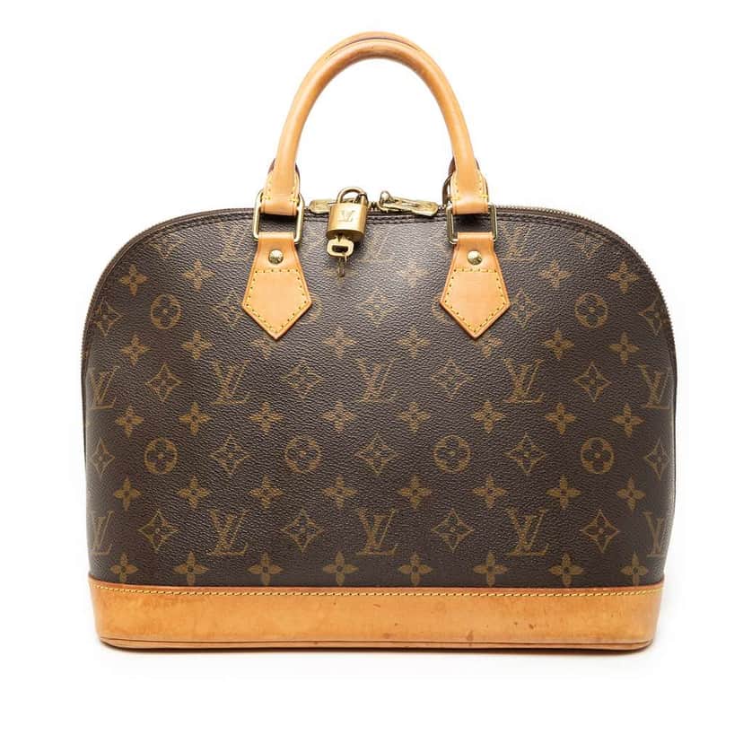 Louis Vuitton Monogram Alma PM Brown Good condition - Front View