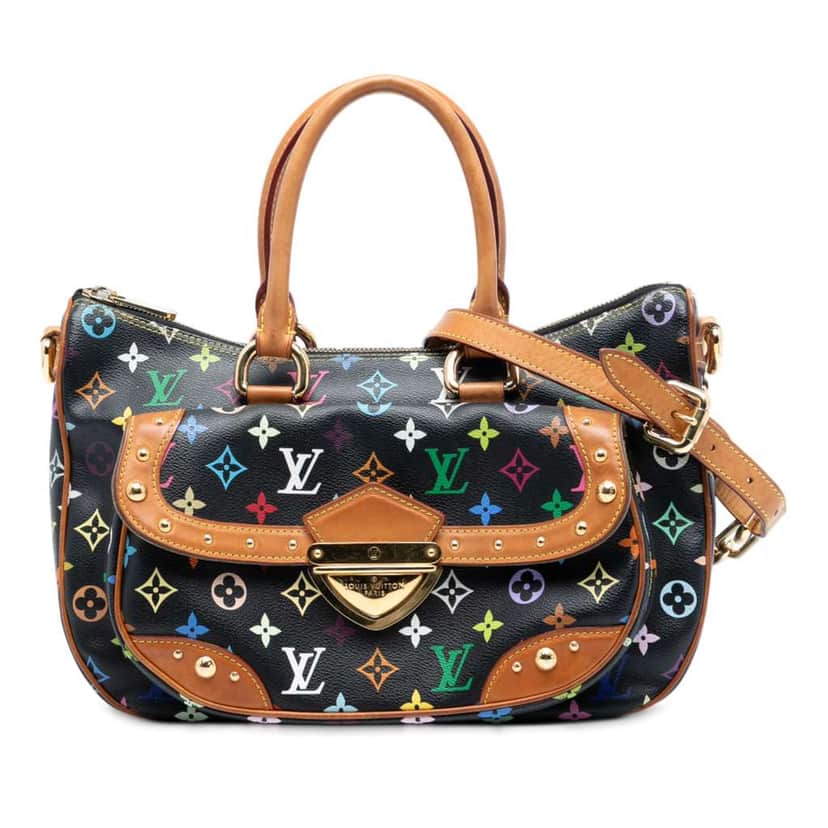 Louis Vuitton Monogram Multicolore Rita Black Good condition - Front View