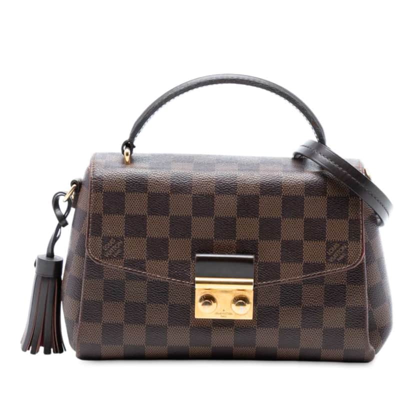 Louis Vuitton Damier Ebene Croisette Brown Good condition - Front View