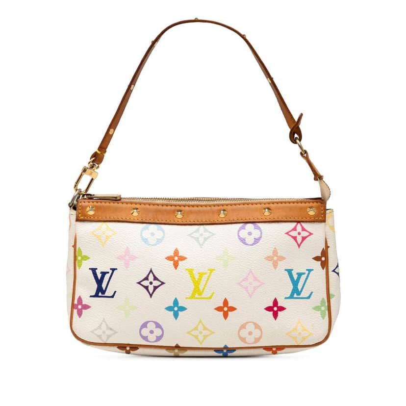Louis Vuitton Monogram Multicolore Pochette Accessoires White Good condition - Front View