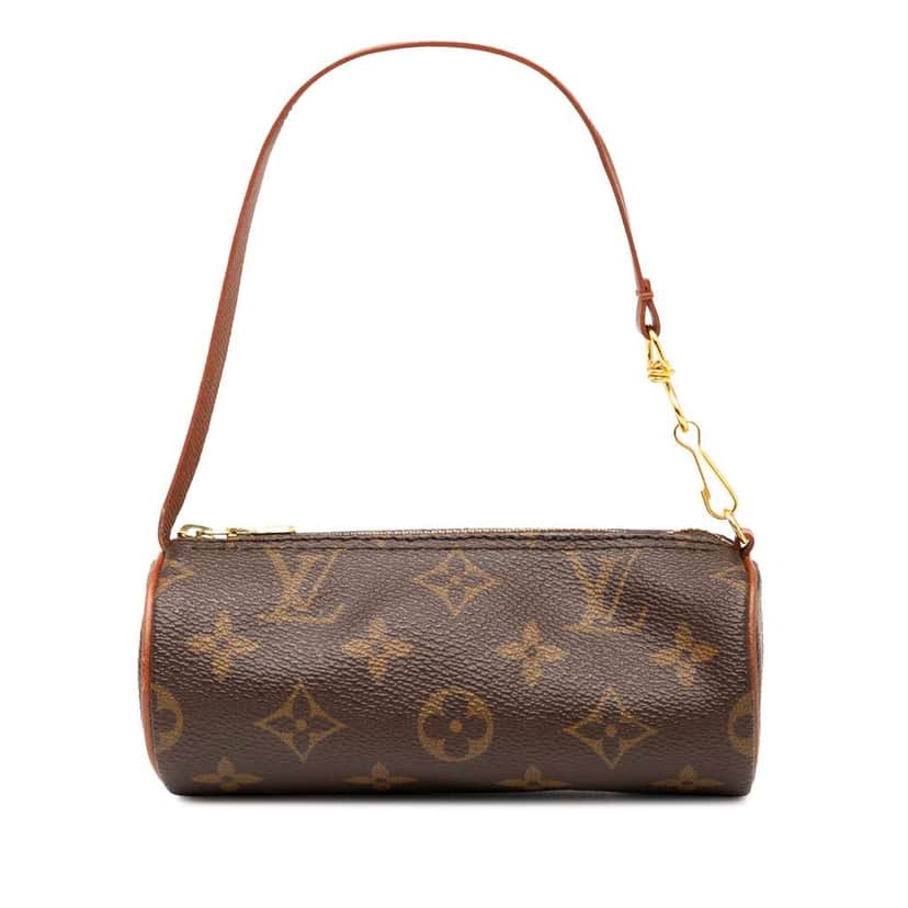 Louis Vuitton Monogram Papillon Pochette Brown Good condition - Front View