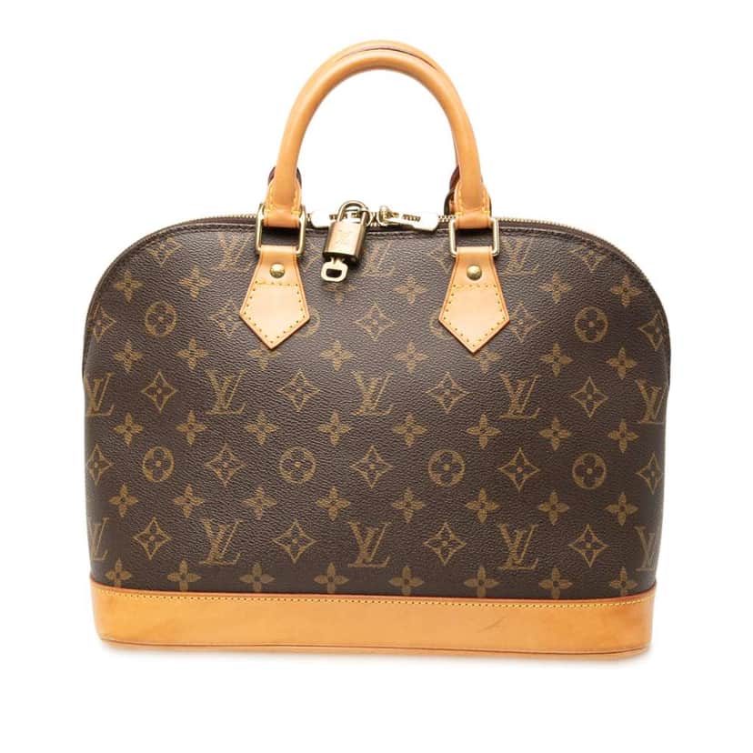Louis Vuitton Monogram Alma PM Brown Good condition - Front View
