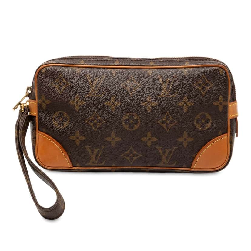 Louis Vuitton Monogram Marly Dragonne PM Brown Good condition - Front View
