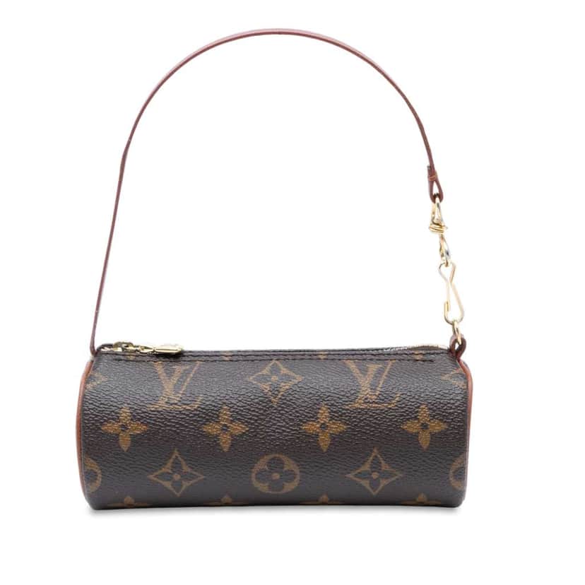 Louis Vuitton Monogram Papillon Pochette Brown Good condition - Front View