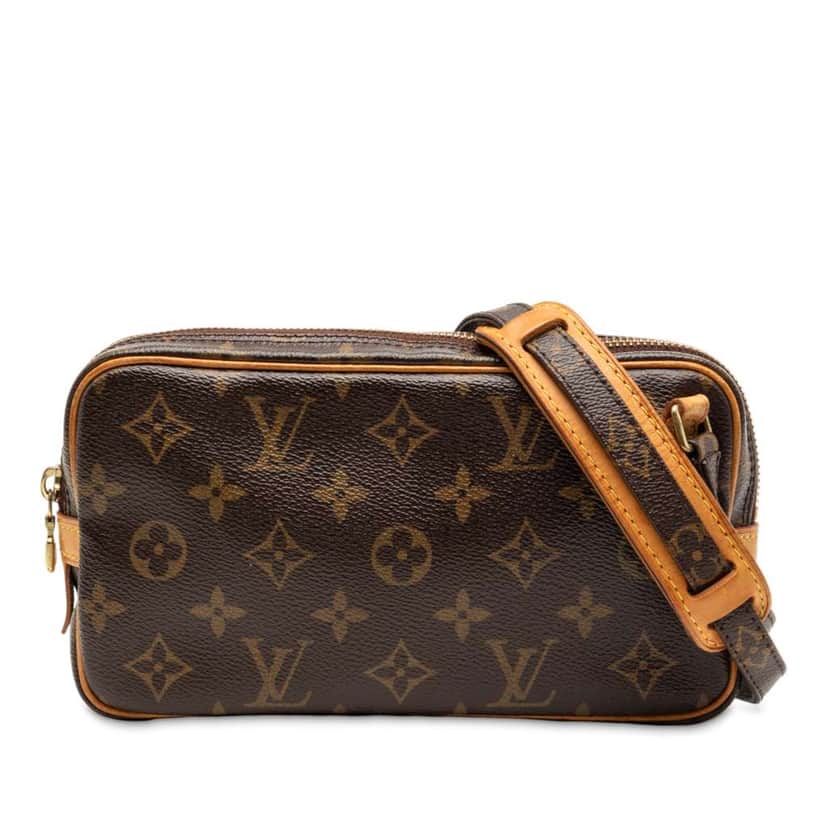 Louis Vuitton Monogram Pochette Marly Bandouliere Brown Good condition - Front View
