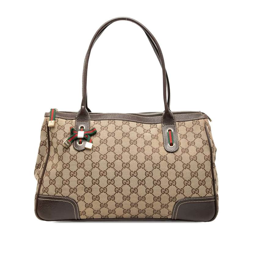 Gucci GG Canvas Princy Shoulder Bag Brown Canvas Good condition - Front View