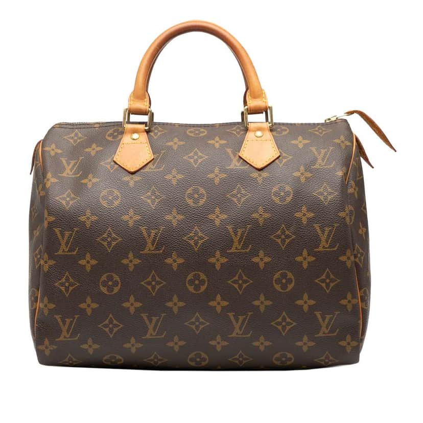 Louis Vuitton Monogram Speedy 30 Brown Fair condition - Front View