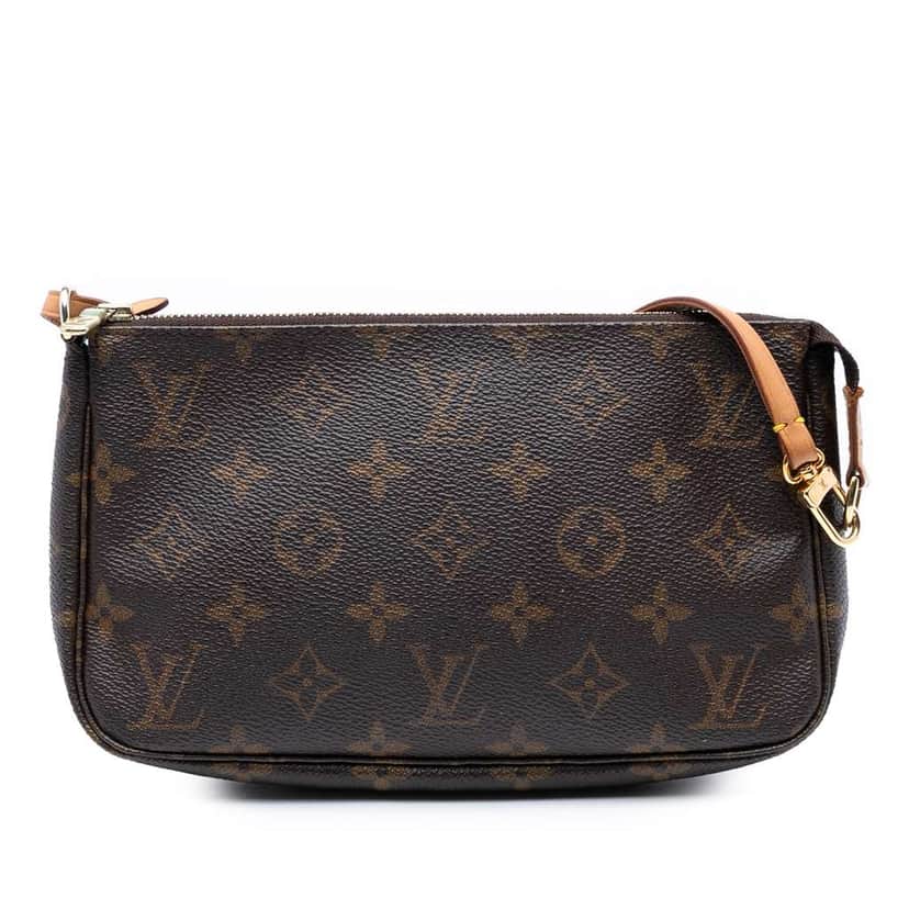 Louis Vuitton Monogram Pochette Accessoires Brown Good condition - Front View