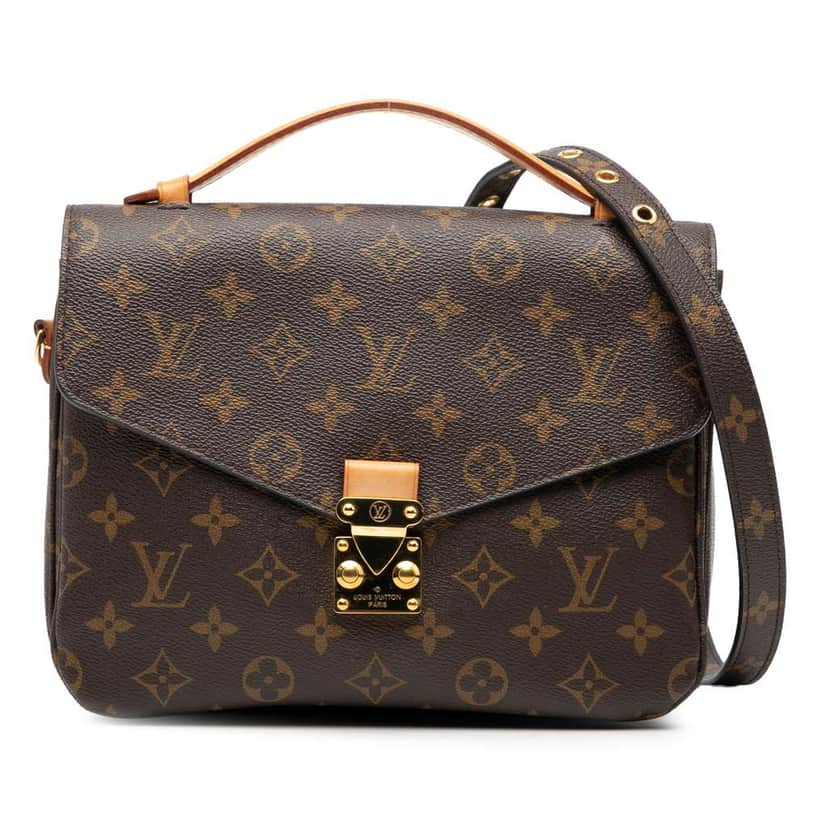 Louis Vuitton Monogram Pochette Metis Brown Good condition - Front View