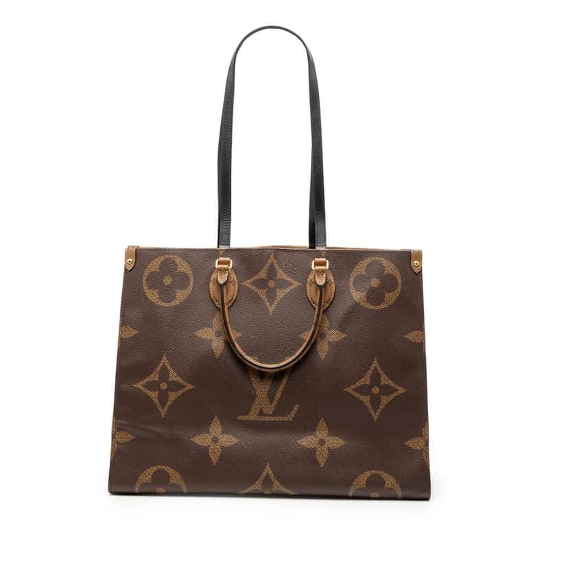 Louis Vuitton Monogram Reverse Giant OnTheGo GM Brown Good condition - Front View
