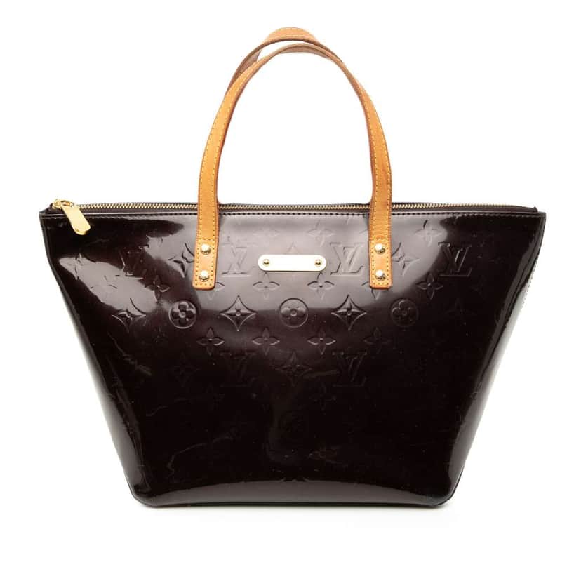 Louis Vuitton Monogram Vernis Bellevue PM Purple Leather Good condition - Front View