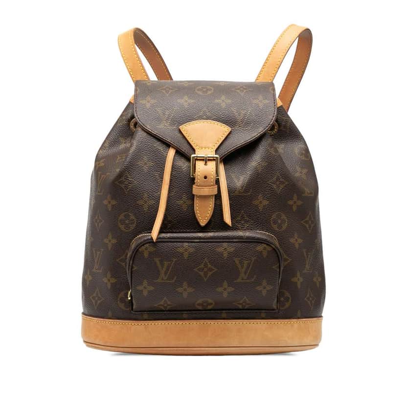 Louis Vuitton Monogram Montsouris MM Brown Good condition - Front View