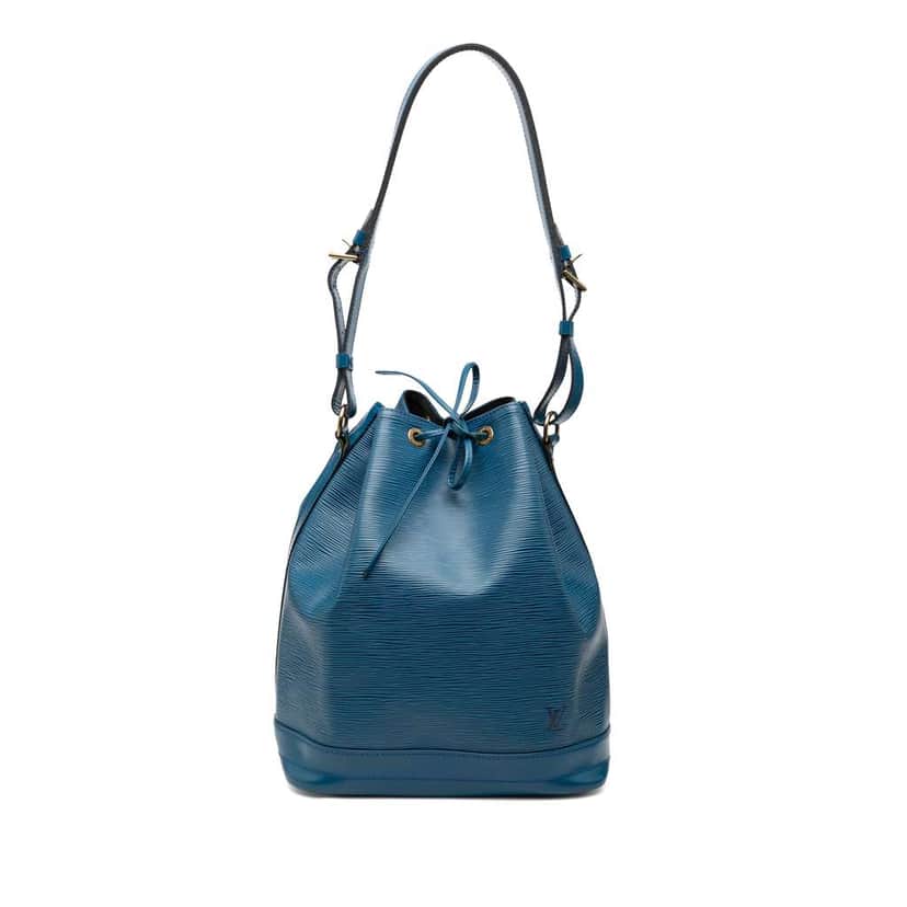 Louis Vuitton Epi Noe GM Blue Leather Good condition - Front View