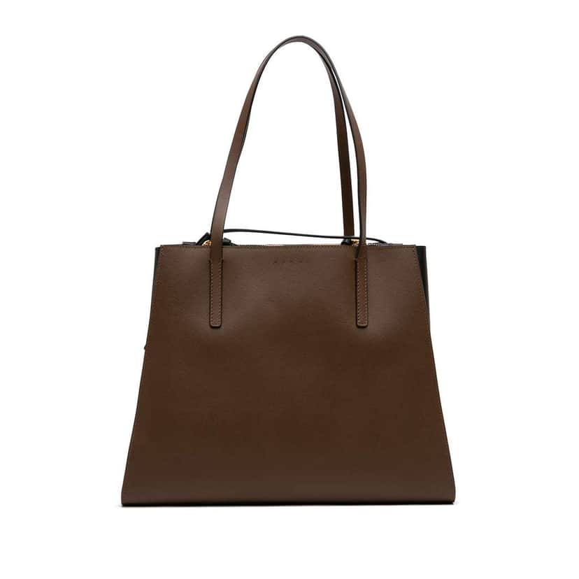 Marni Bicolor Leather 9 to 5 Tote Brown Leather Very good condition - Front View