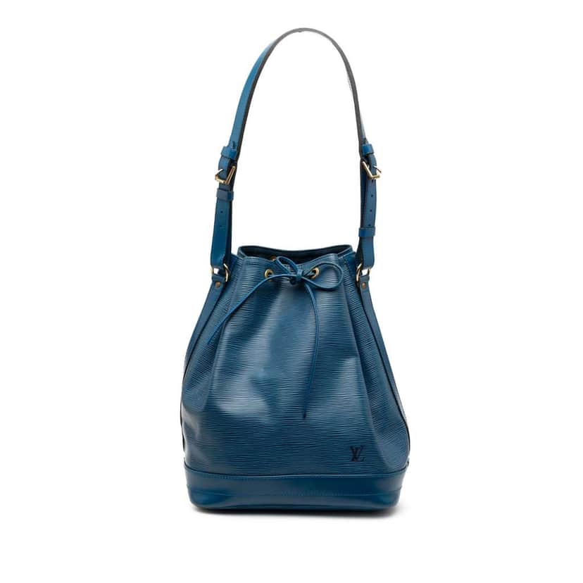 Louis Vuitton Epi Noe GM Blue Leather Good condition - Front View