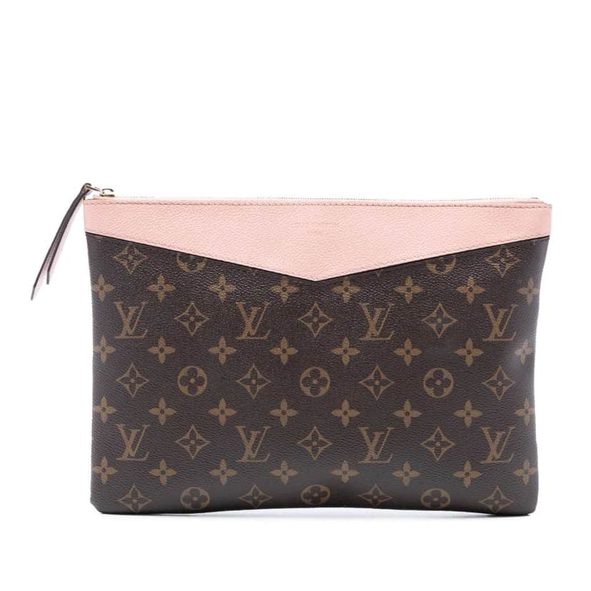 Louis Vuitton Monogram Daily Pouch Brown Good condition - Front View