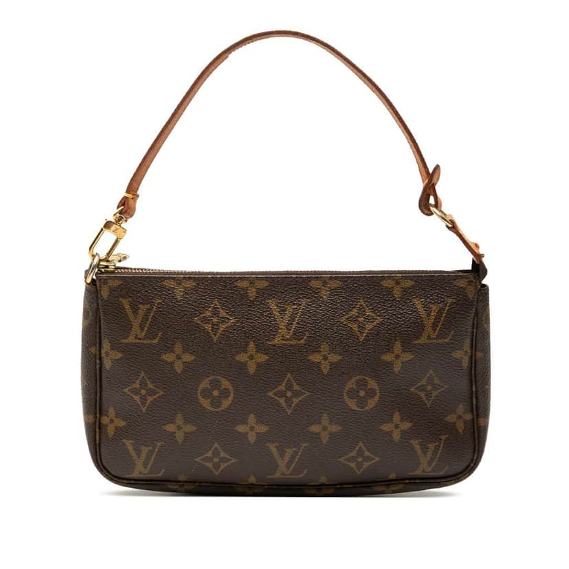 Louis Vuitton Monogram Pochette Accessoires Brown Good condition - Front View