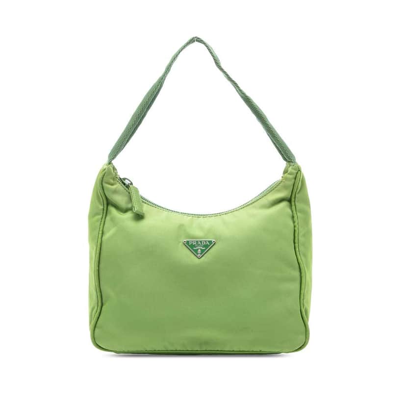 Prada Tessuto Shoulder Bag Green Very good condition - Front View