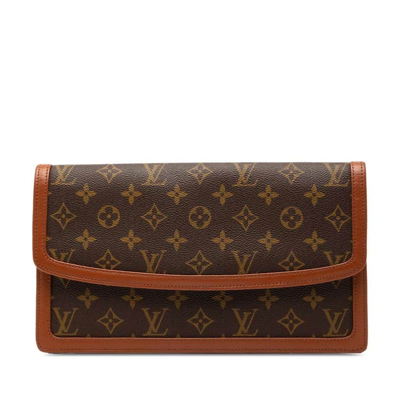 Louis Vuitton Monogram Pochette Dame GM Brown Good condition - Front View