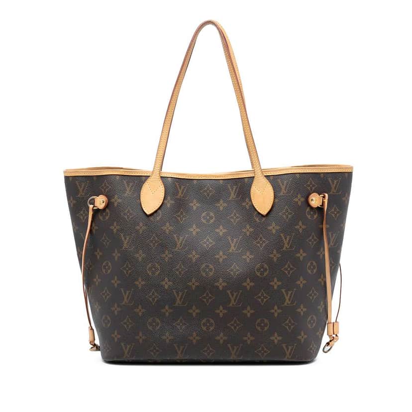 Louis Vuitton Monogram Neverfull MM Brown Good condition - Front View