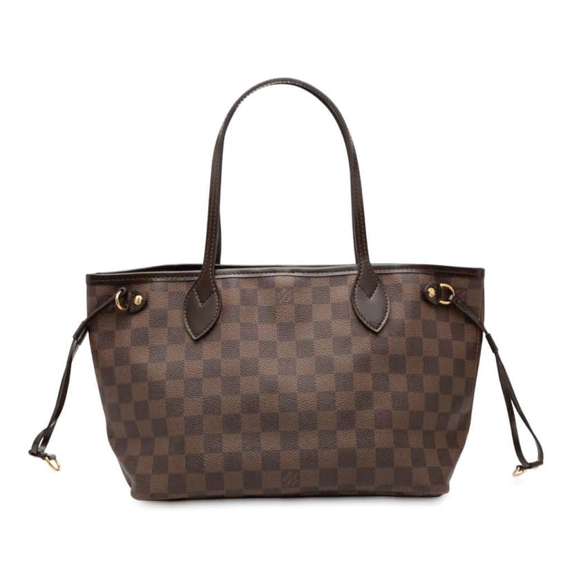 Louis Vuitton Damier Ebene Neverfull PM Brown Good condition - Front View