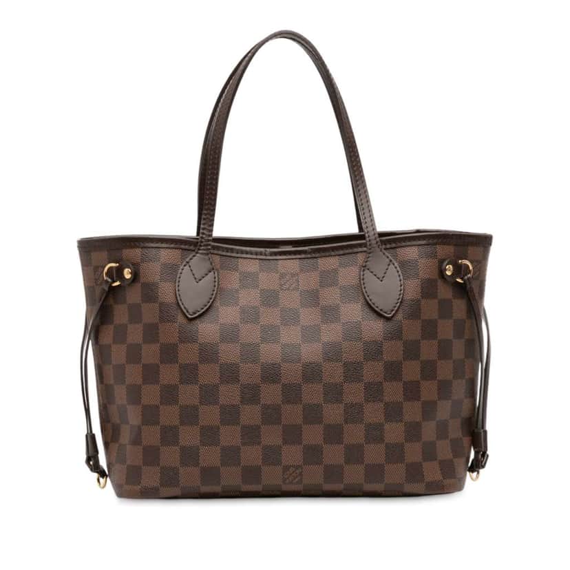 Louis Vuitton Damier Ebene Neverfull PM Brown Good condition - Front View