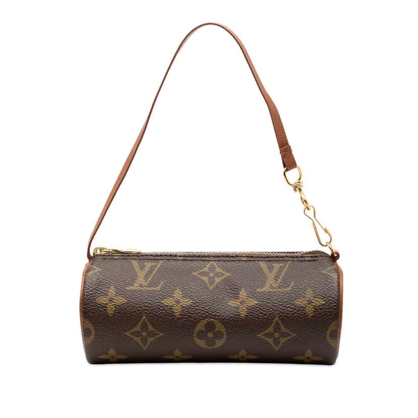 Louis Vuitton Monogram Papillon Pochette Brown Good condition - Front View