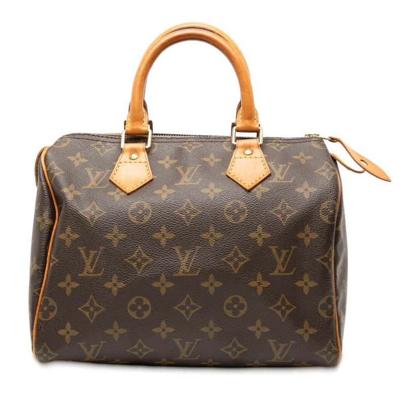 Louis Vuitton Monogram Speedy 25 Brown Good condition - Front View