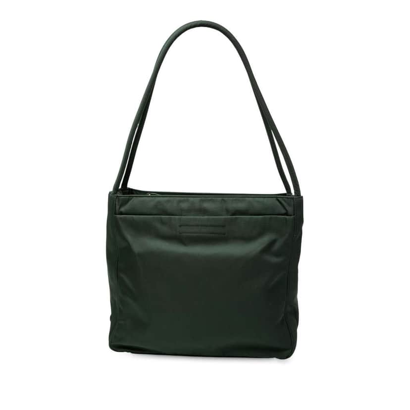 Prada Tessuto Shoulder Bag Green Good condition - Front View