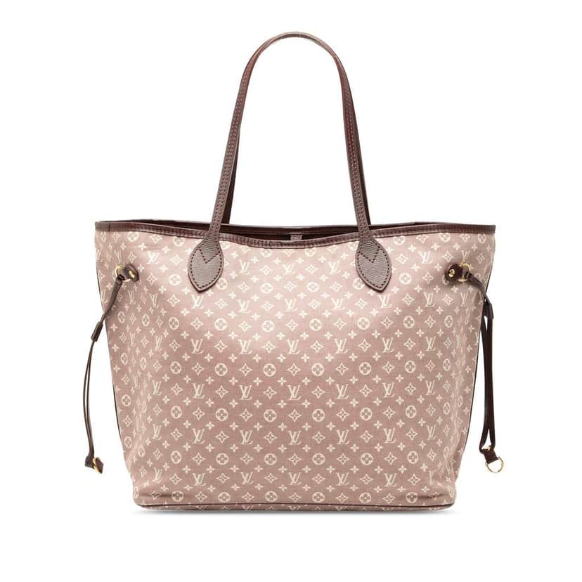 Louis Vuitton Monogram Idylle Neverfull MM Pink Canvas Good condition - Front View