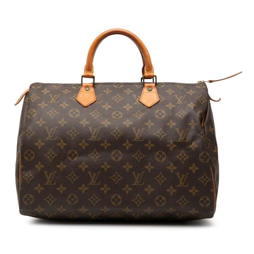 Louis Vuitton Monogram Speedy 35 Brown Good condition - Front View