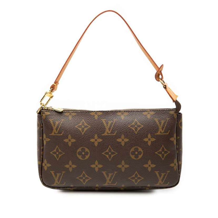 Louis Vuitton Monogram Pochette Accessoires Brown Good condition - Front View