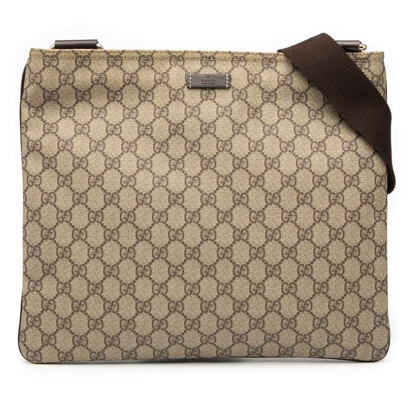 Gucci GG Supreme Crossbody Brown Canvas Good condition - Front View