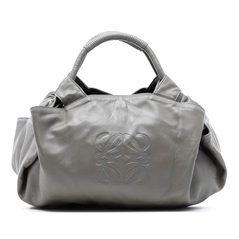 Loewe Nappa Aire Grey Leather Good condition - Front View