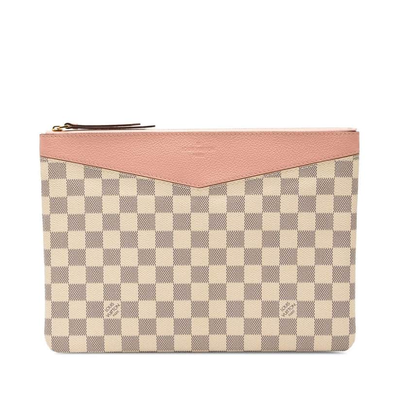 Louis Vuitton Damier Azur Daily Pouch White Very good condition - Front View