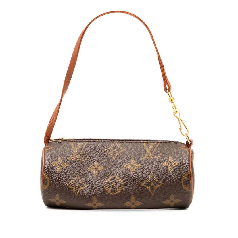 Louis Vuitton Monogram Papillon Pochette Brown Good condition - Front View
