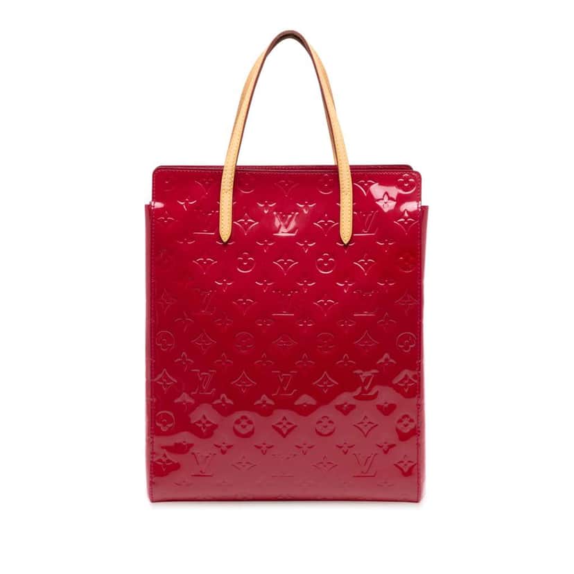 Louis Vuitton Monogram Vernis Catalina NS Red Leather Good condition - Front View