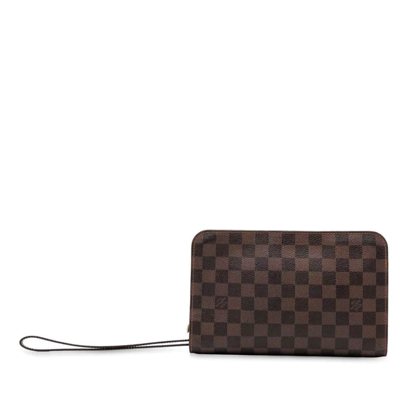 Louis Vuitton Damier Ebene Saint Louis Pochette Brown Good condition - Front View