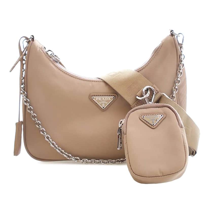 Prada Re Nylon Re Edition 2005 Satchel Brown Good condition - Front View