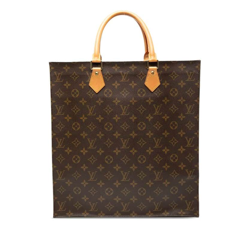 Louis Vuitton Monogram Sac Plat Brown Good condition - Front View