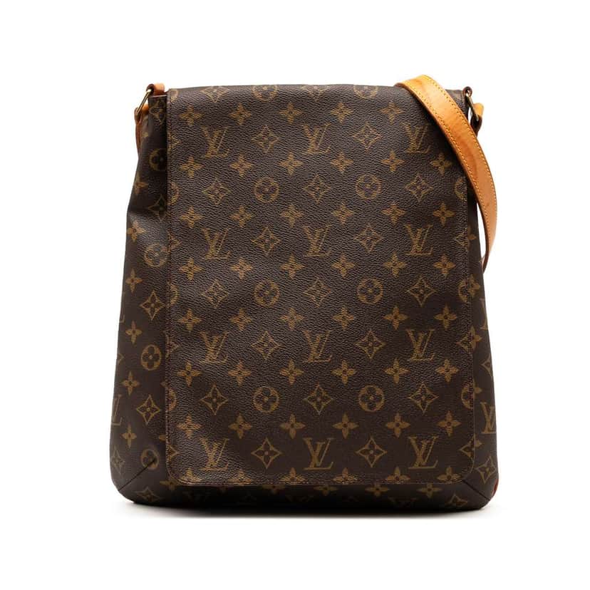 Louis Vuitton Monogram Musette Salsa GM Brown Very good condition - Front View
