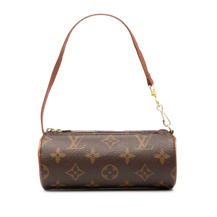 Louis Vuitton Monogram Papillon Pochette Brown Good condition - Front View