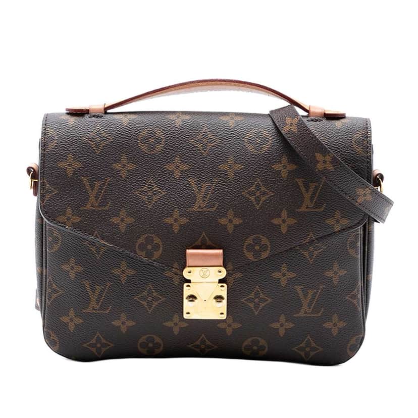 Louis Vuitton Monogram Pochette Metis Brown Good condition - Front View