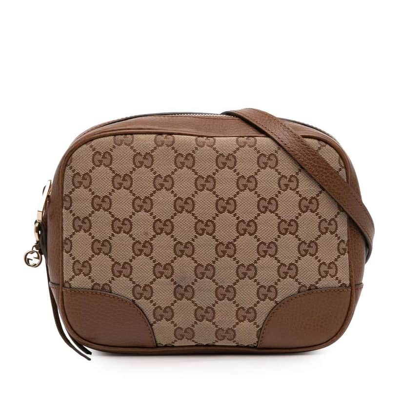 Gucci GG Canvas Bree Crossbody Brown Canvas Good condition - Front View