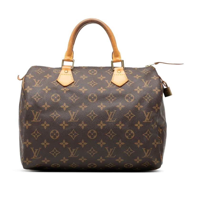 Louis Vuitton Monogram Speedy 30 Brown Good condition - Front View