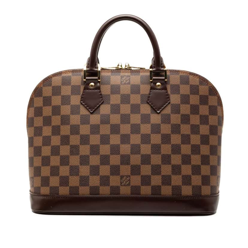 Louis Vuitton Damier Ebene Alma PM Brown Good condition - Front View