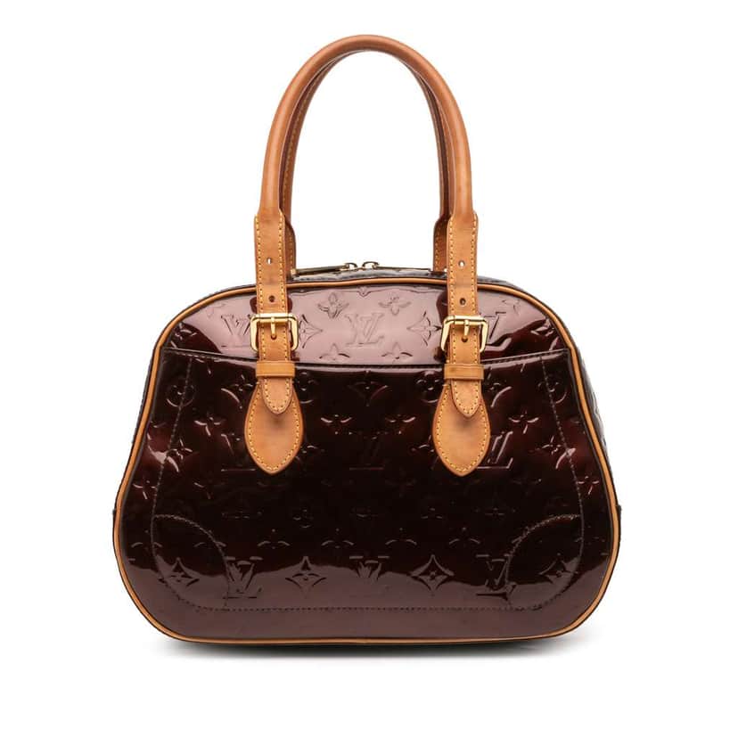 Louis Vuitton Monogram Vernis Summit Drive Purple Leather Good condition - Front View