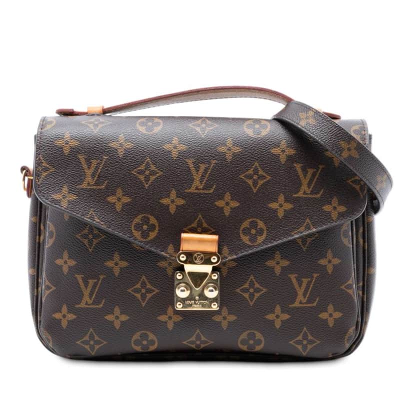 Louis Vuitton Monogram Pochette Metis Brown Very good condition - Front View